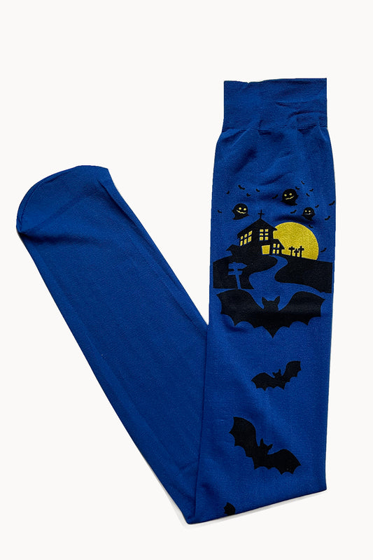 Banned Alternative FULL MOON BATS OVER THE KNEE THIGH HIGH STOCKINGS