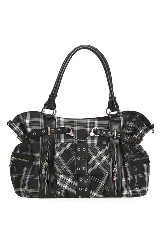 Banned Alternative Black/White Rise Up Bag