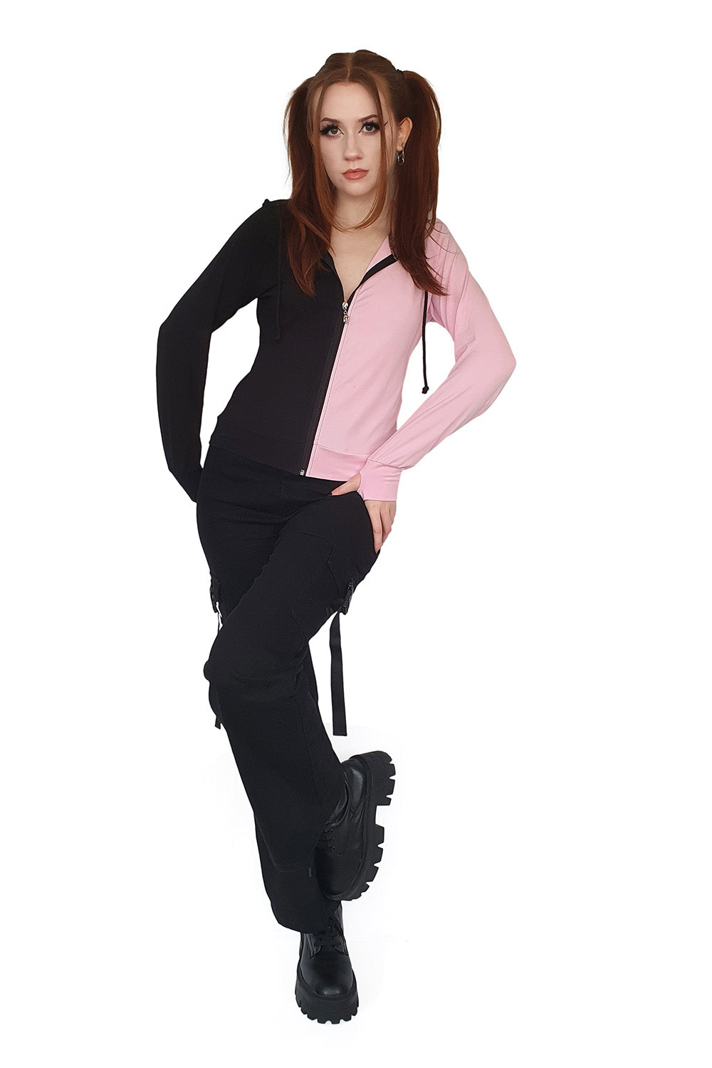 Banned Alternative YURI HALF AND HALF HOODIE