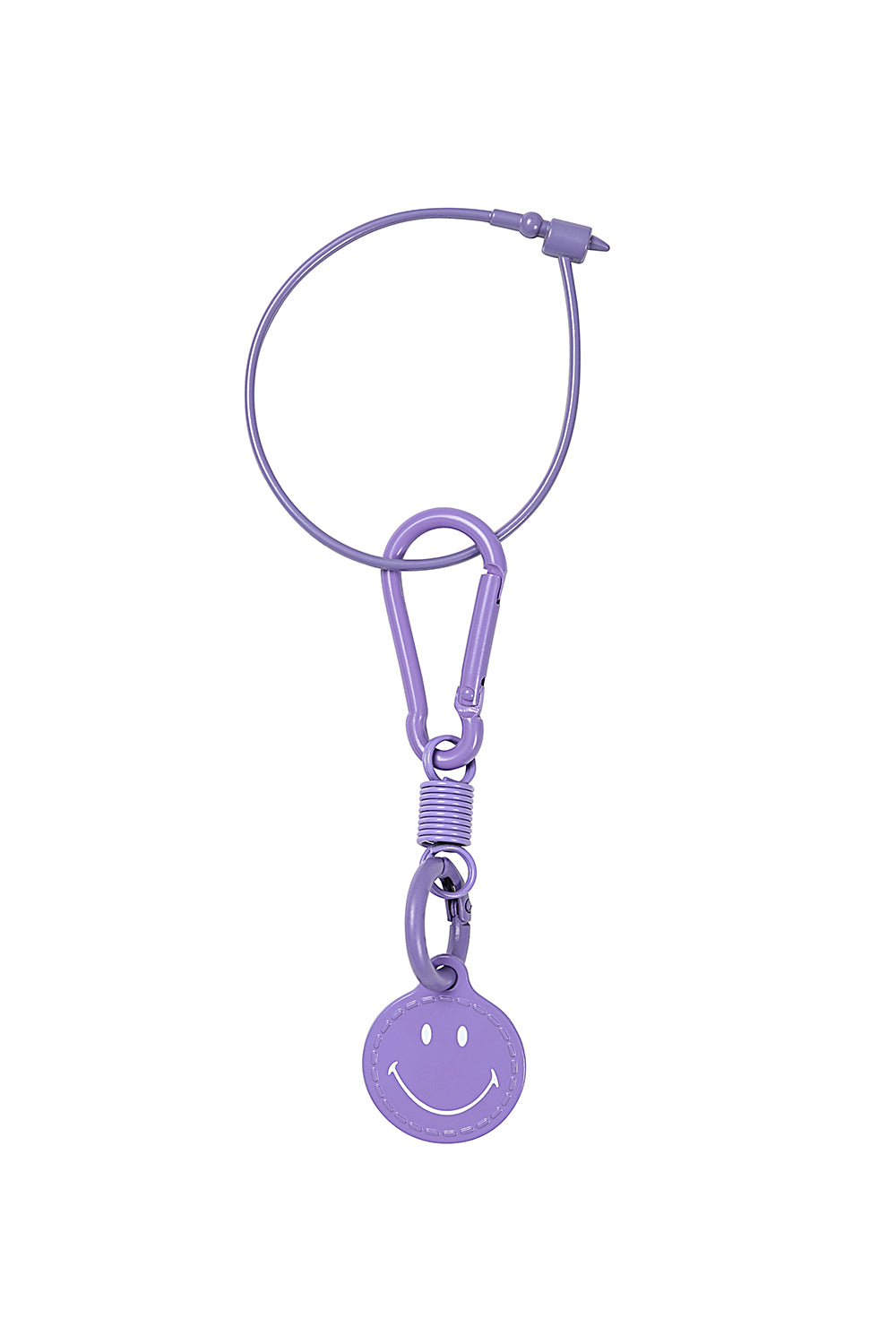 Banned Alternative HAPPY VIBE SMILEY KEYCHAIN