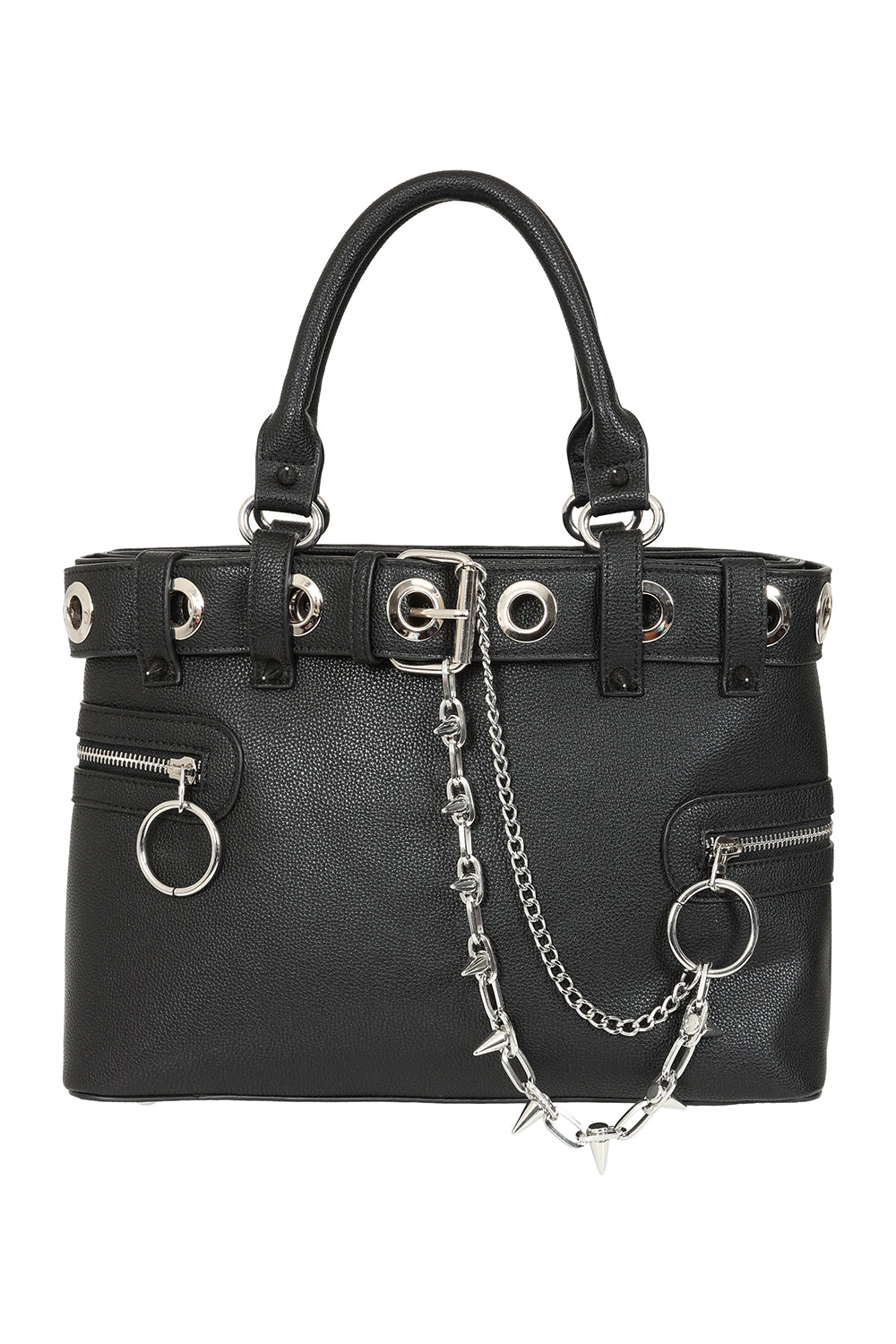 Banned Alternative Black Chain Reaction Bag