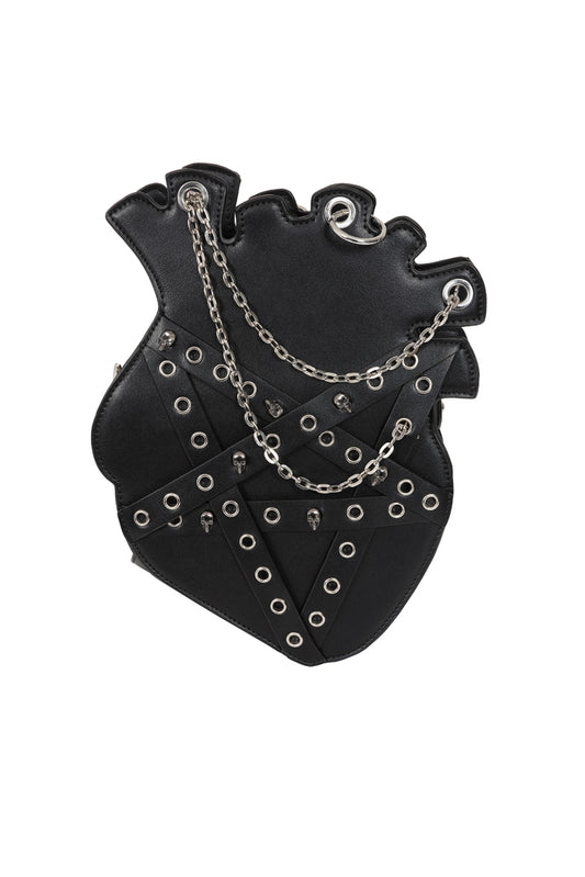 Banned Alternative Black Heartbreaker Harness Backpack