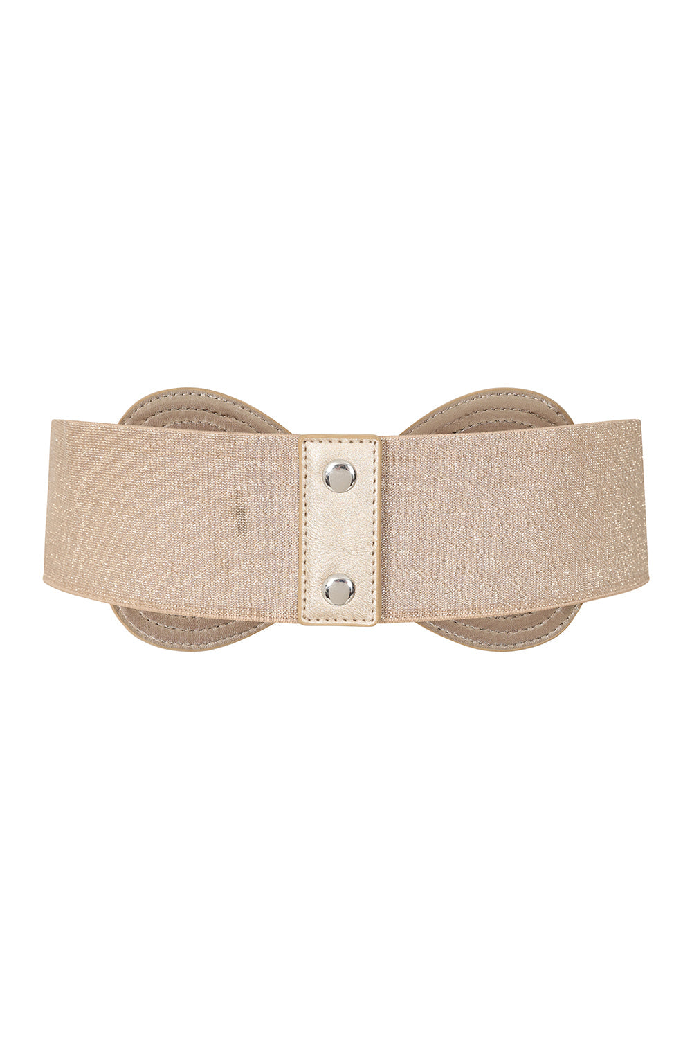 BANNED Heartbeat Elastic Belt Retro and Rockabilly Heart Elasticated Belt