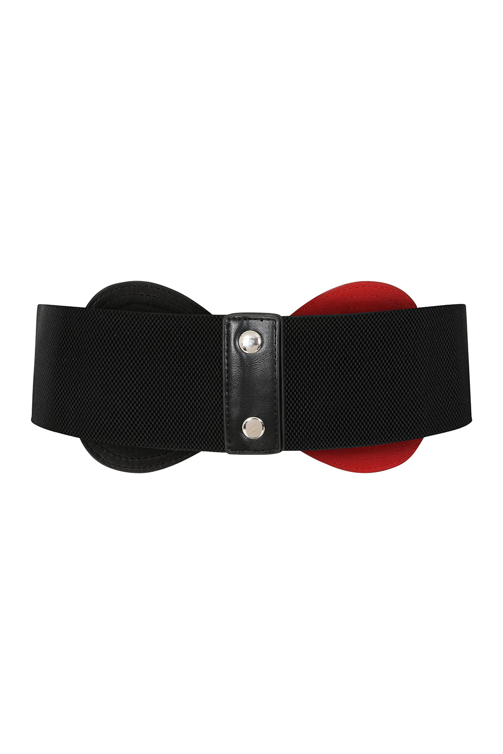 BANNED Heartbeat Elastic Belt Retro and Rockabilly Heart Elasticated Belt