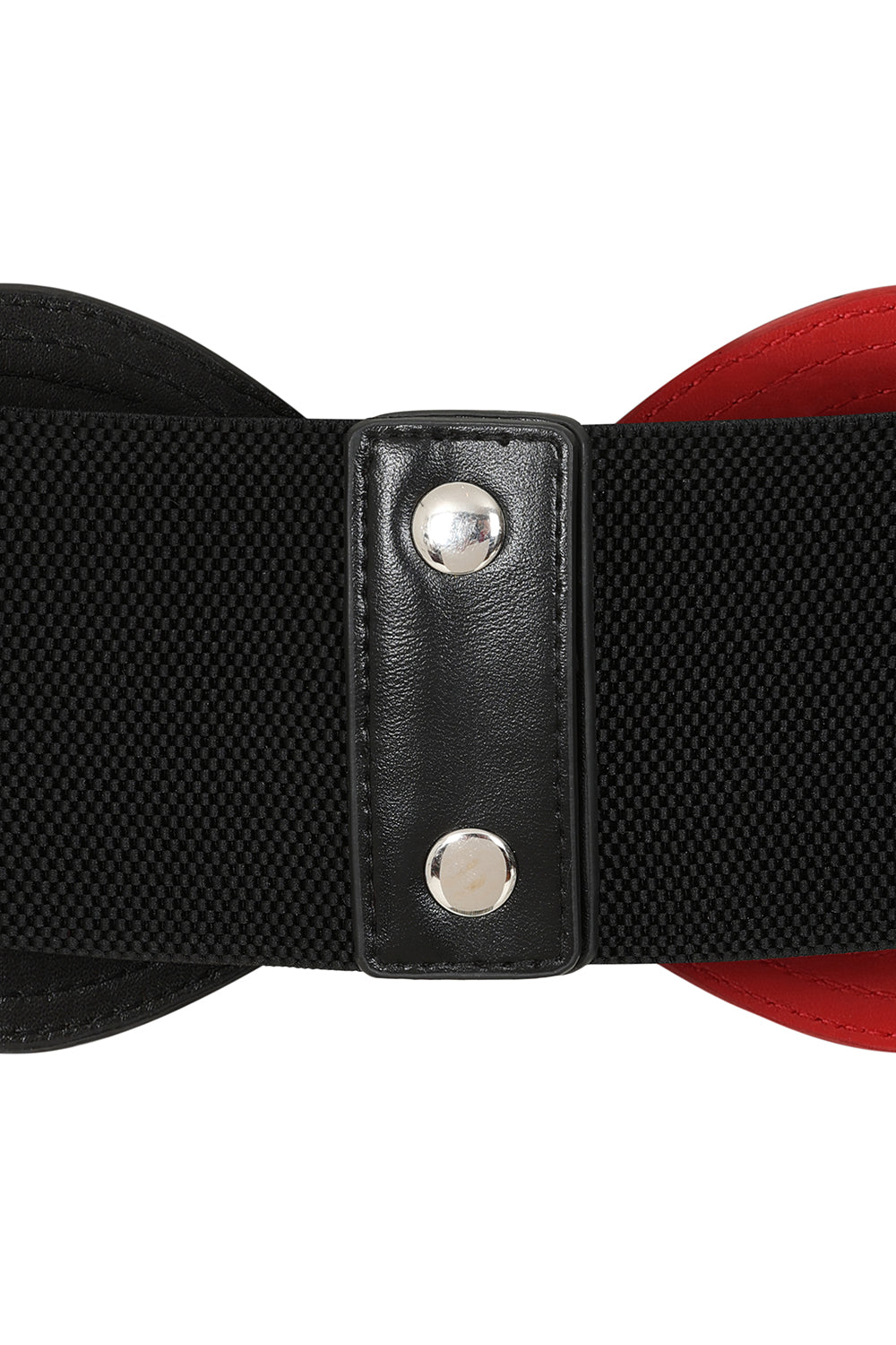 BANNED Heartbeat Elastic Belt Retro and Rockabilly Heart Elasticated Belt
