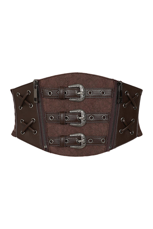 BANNED Fading Angel Belt Elegant Lace Corset Belt with Gothic Charm