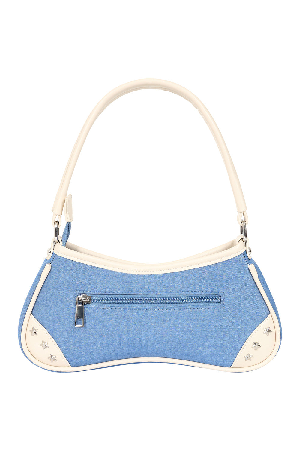 BANNED Marilou Swallow Denim Handbag | Rockabilly Embroidered Style