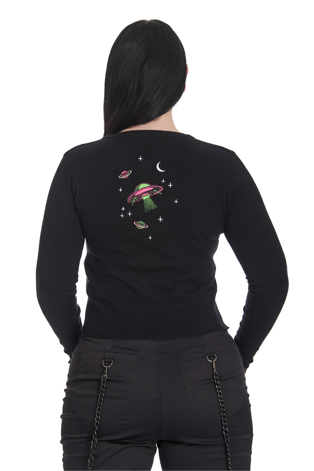 Banned Alternative ALIEN PINK SPACE CARDIGAN