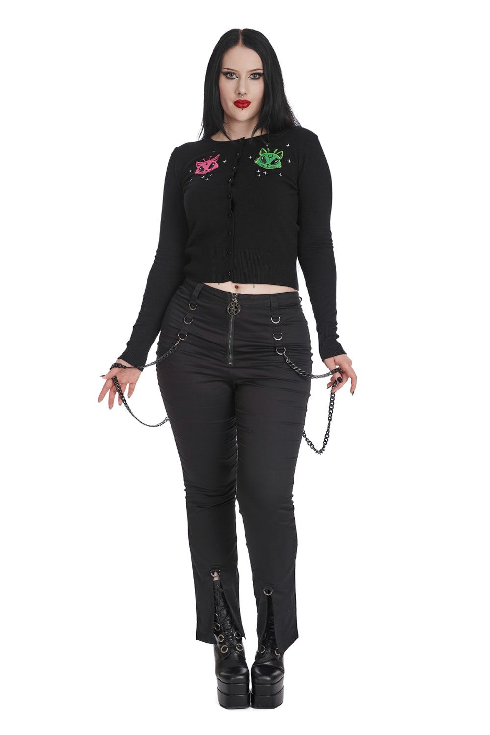 Banned Alternative ALIEN PINK SPACE CARDIGAN