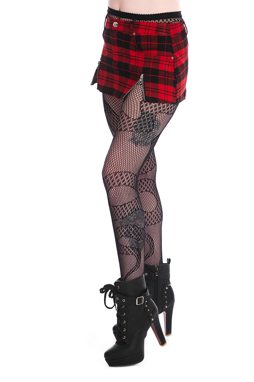 Banned Alternative ROCHELLE CHECK MINI SKIRT