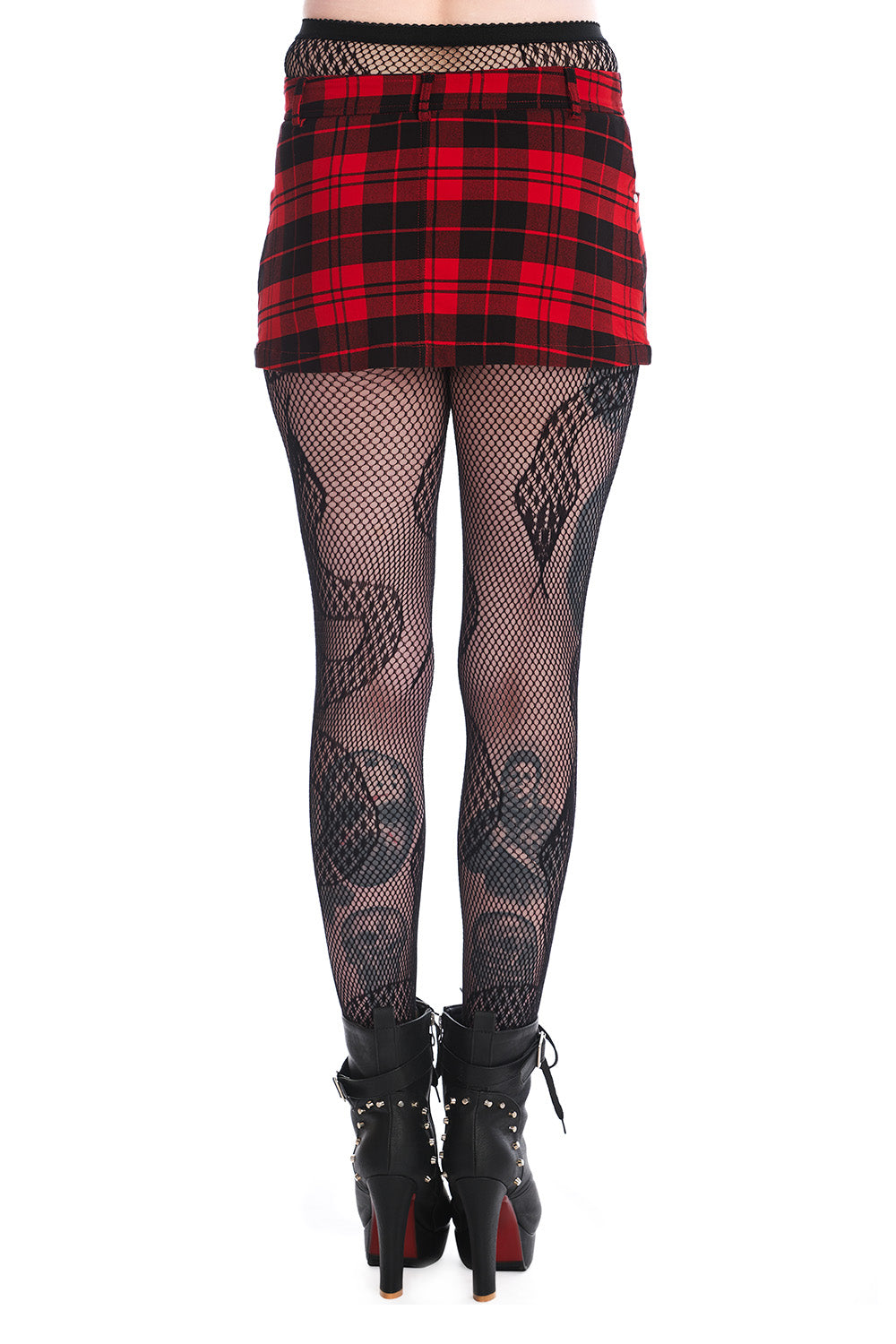 Banned Alternative ROCHELLE CHECK MINI SKIRT