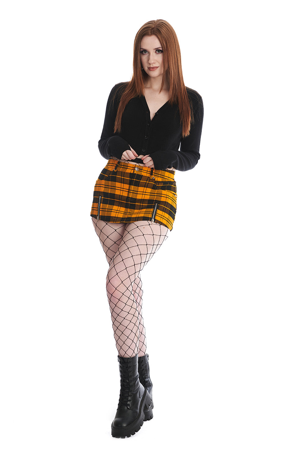 Banned Alternative ROCHELLE CHECK MINI SKIRT
