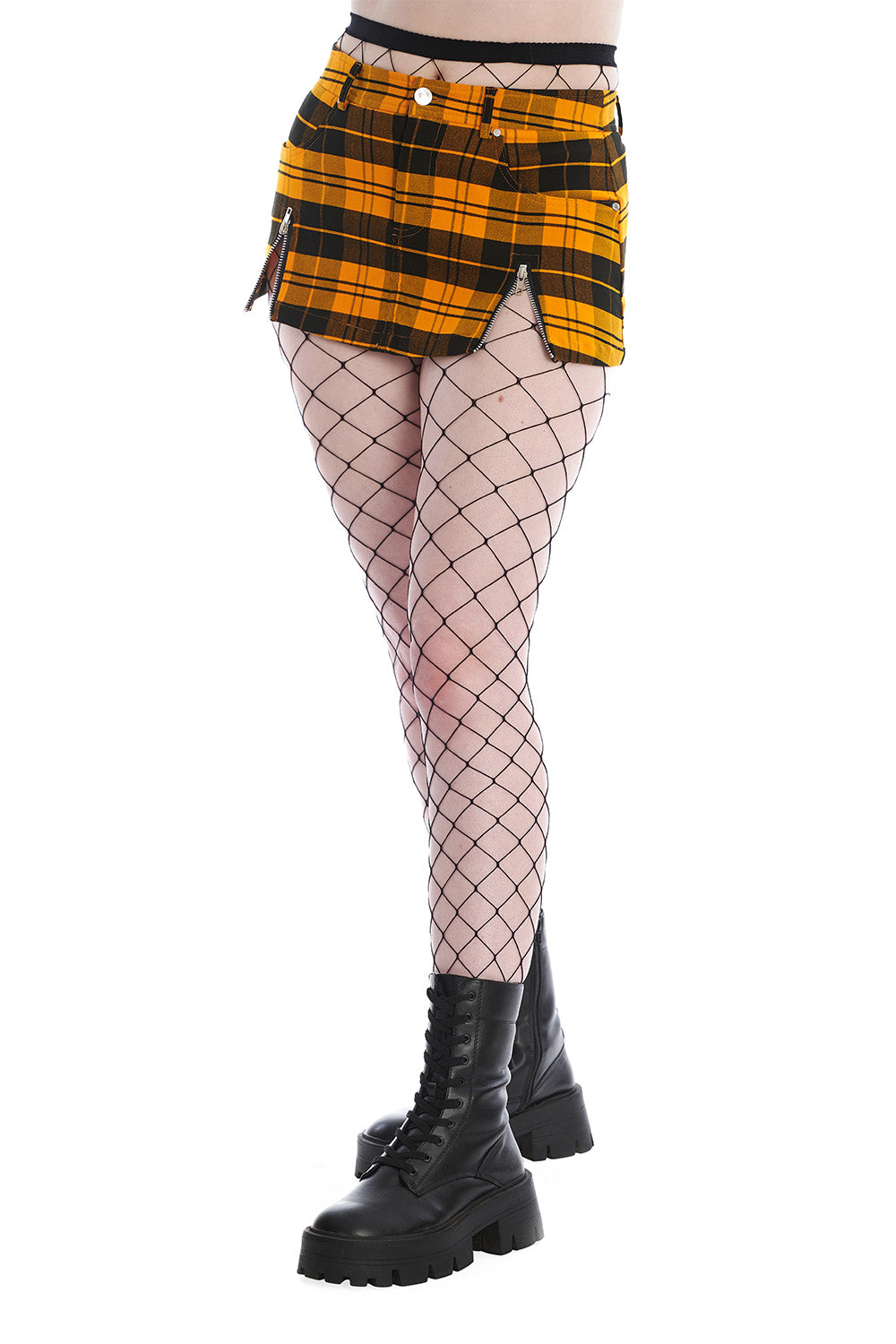 Banned Alternative ROCHELLE CHECK MINI SKIRT