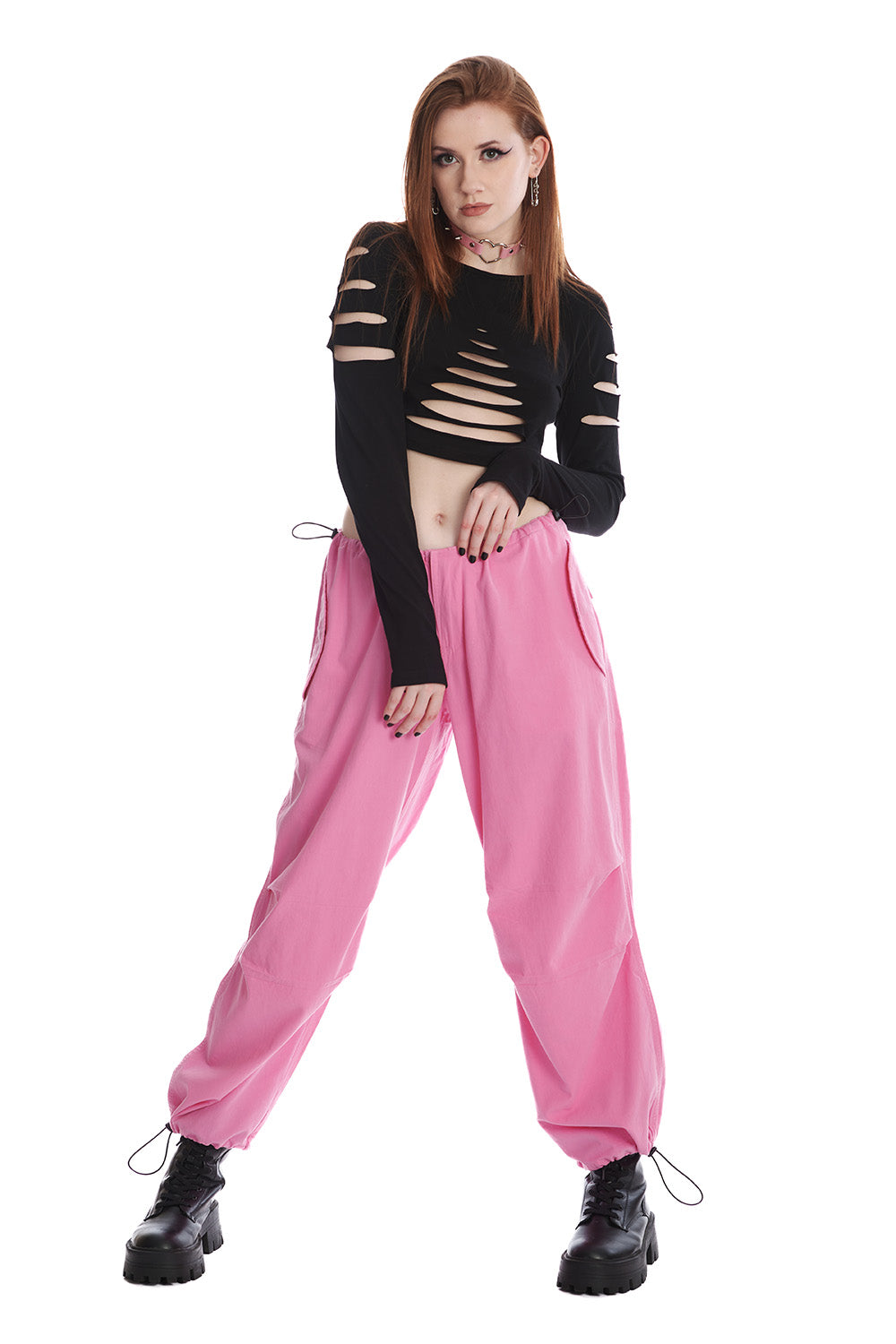 Banned Alternative NYX WIDE LEG TROUSERS