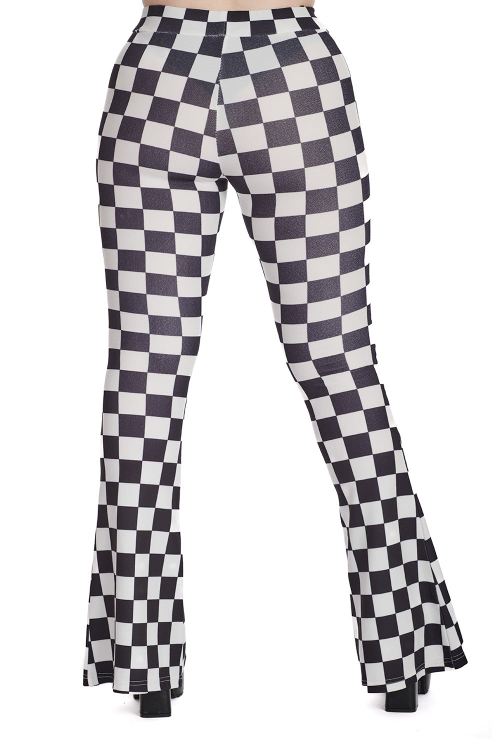 Banned Alternative GRUNGE GALAXY FLARE TROUSERS