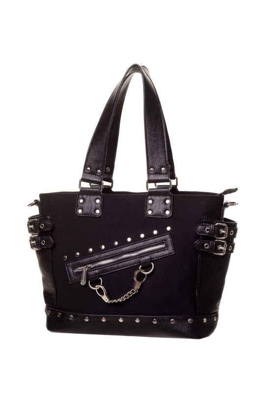 Banned Alternative Hellbound Handcuff Bondage Handbag
