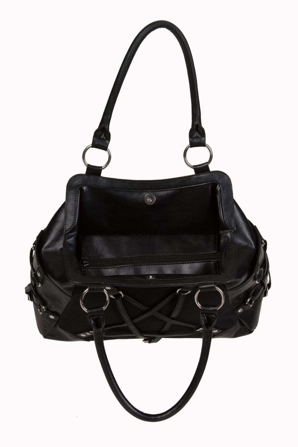 Banned Alternative Stand Still Pentagram Shoulder Bag