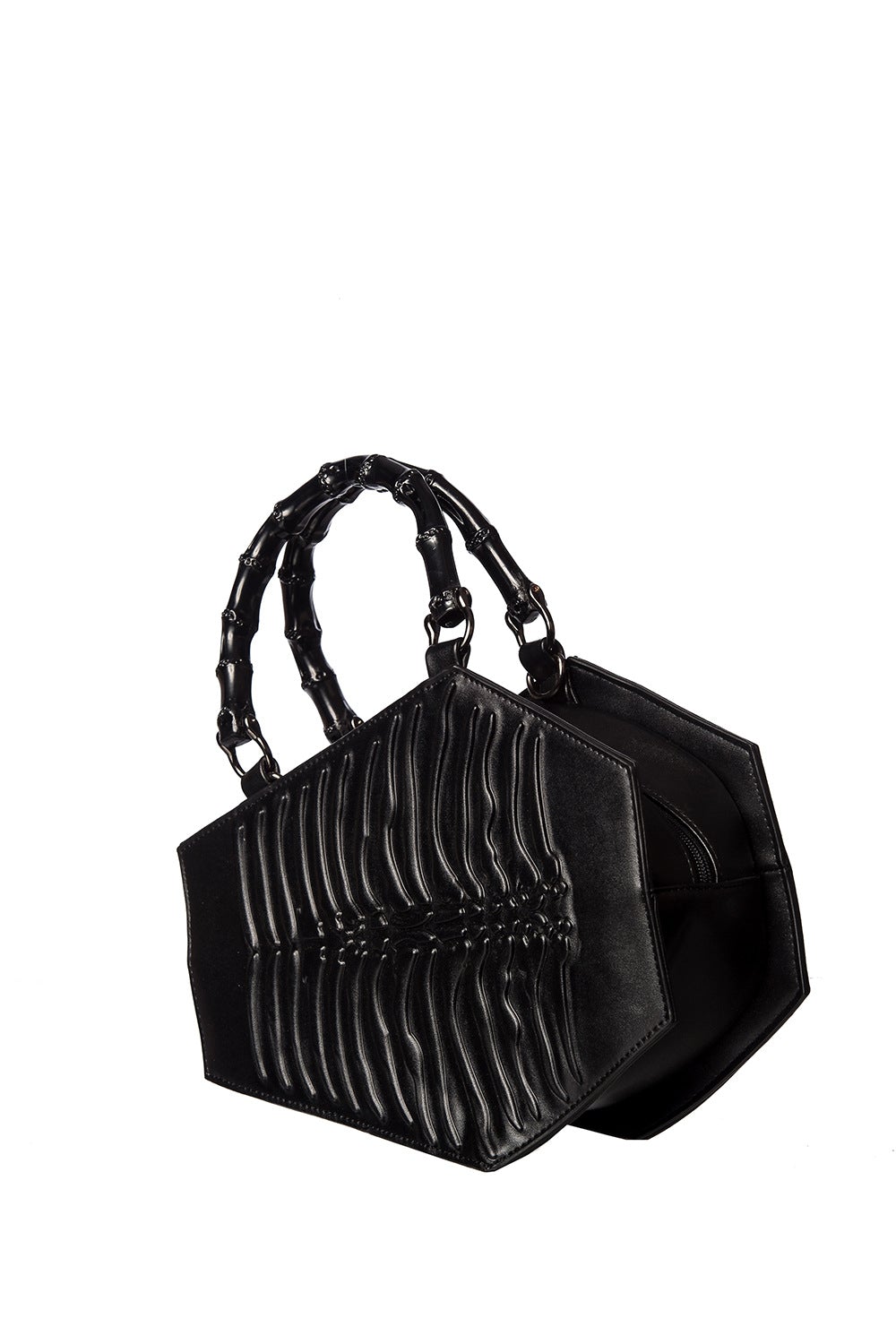 Banned Alternative Amaranth Emboss Coffin Bag