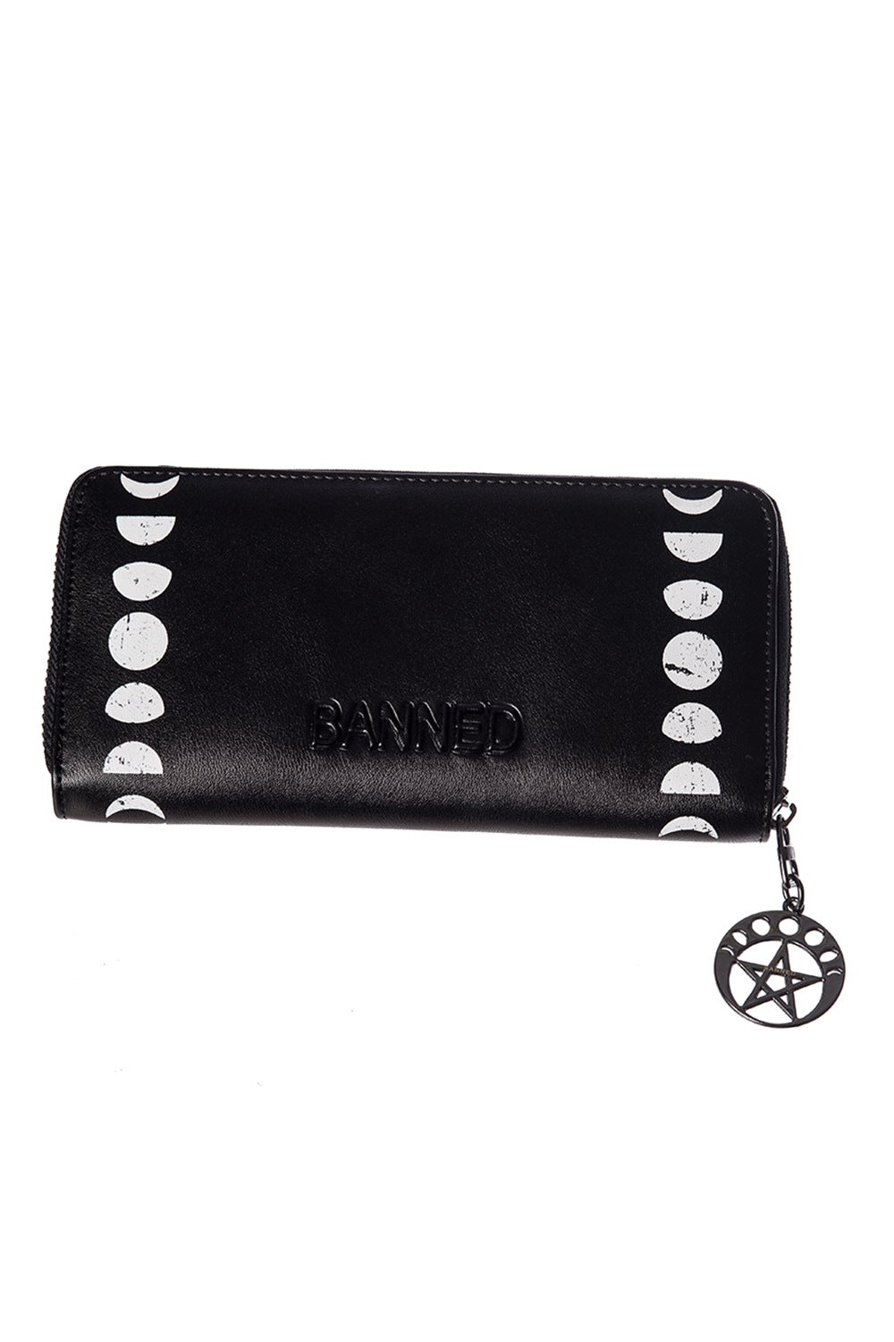 Banned Alternative Black Tanith Moon Phase Wallet