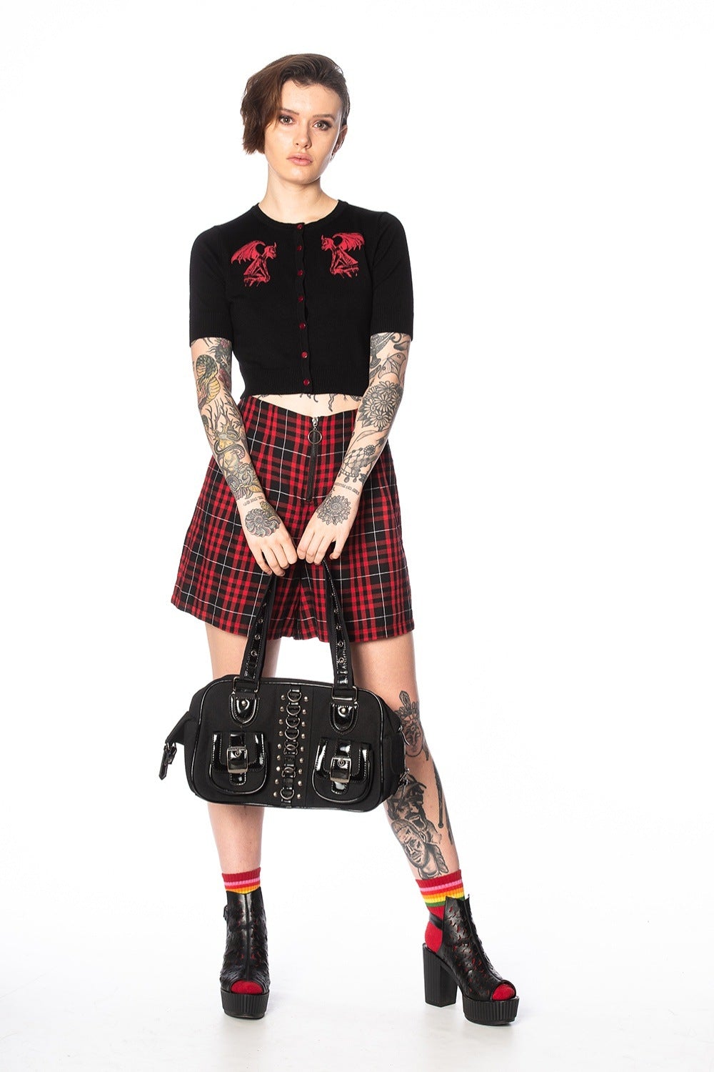 Banned Alternative Rhapsody Black Shoulder Bag