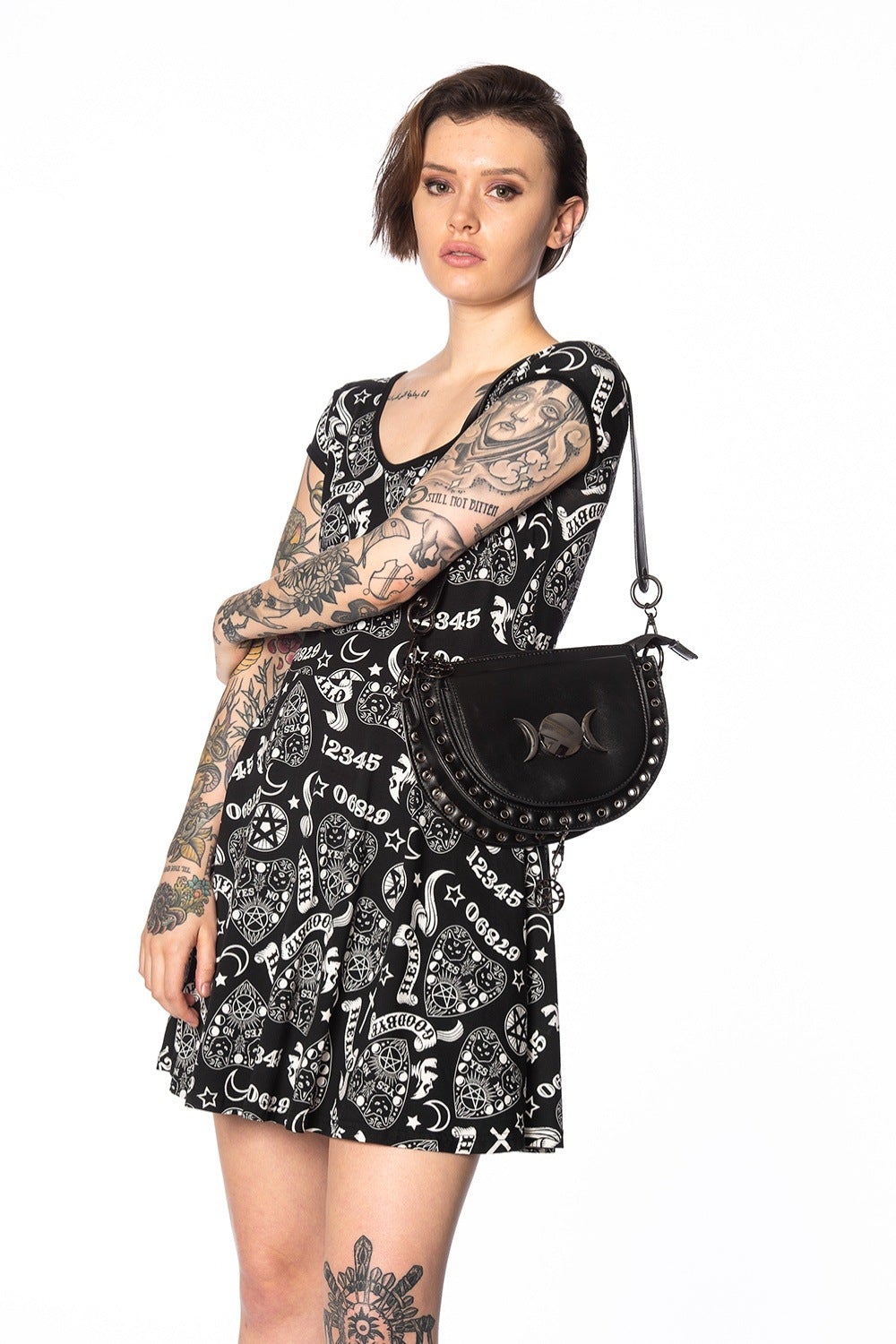 Banned Alternative Vidiona Triple Moon Shoulder Bag