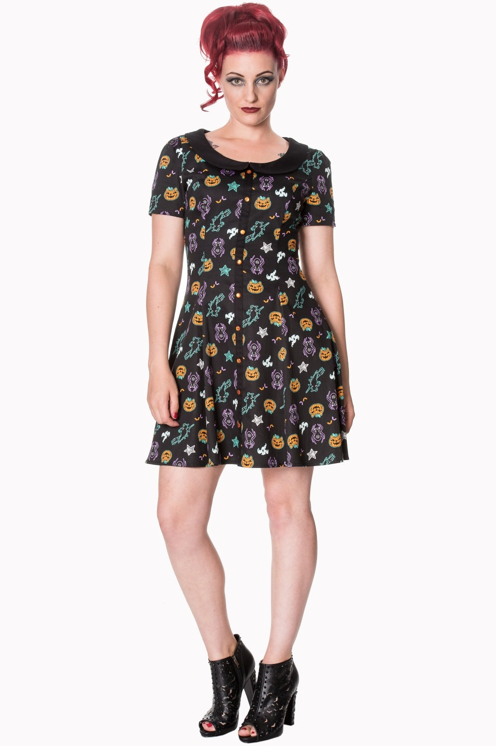 Banned Alternative Midnight Orchid Dress