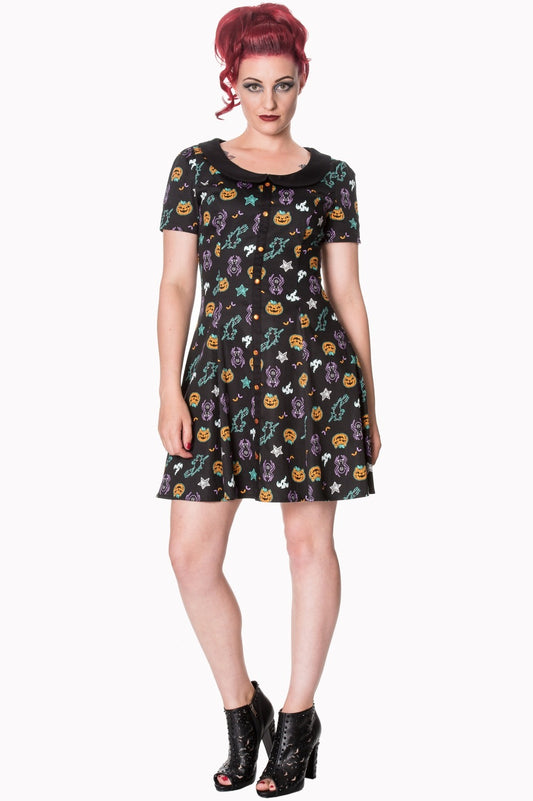 Banned Alternative Midnight Orchid Dress