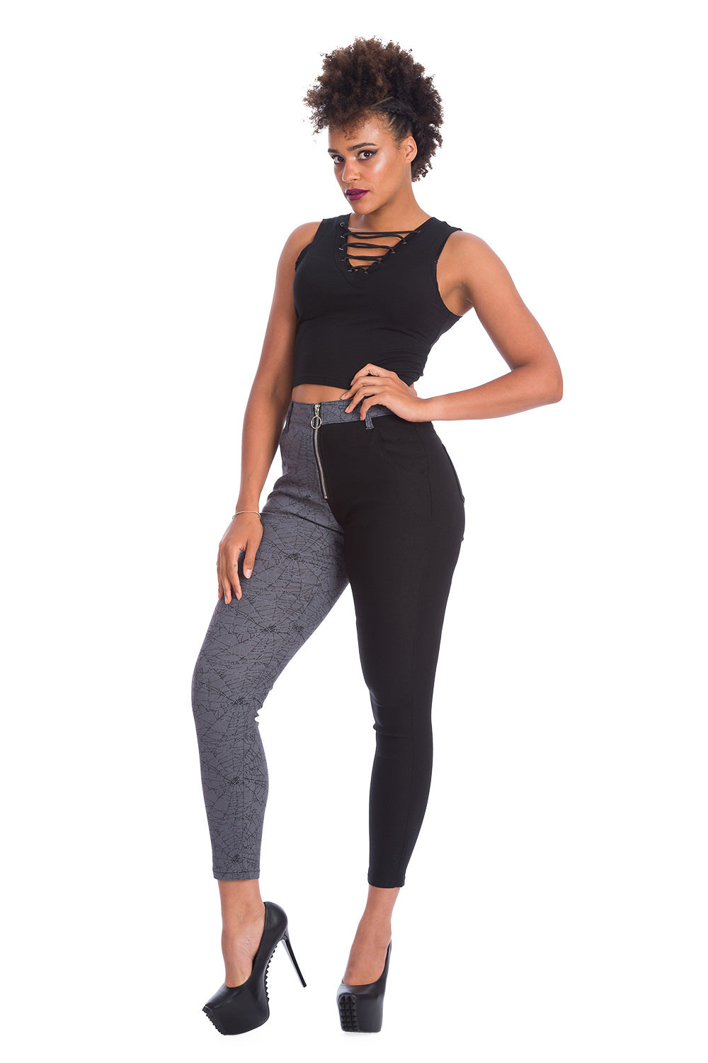Banned Alternative CREEPY SPIDER SKINNIES