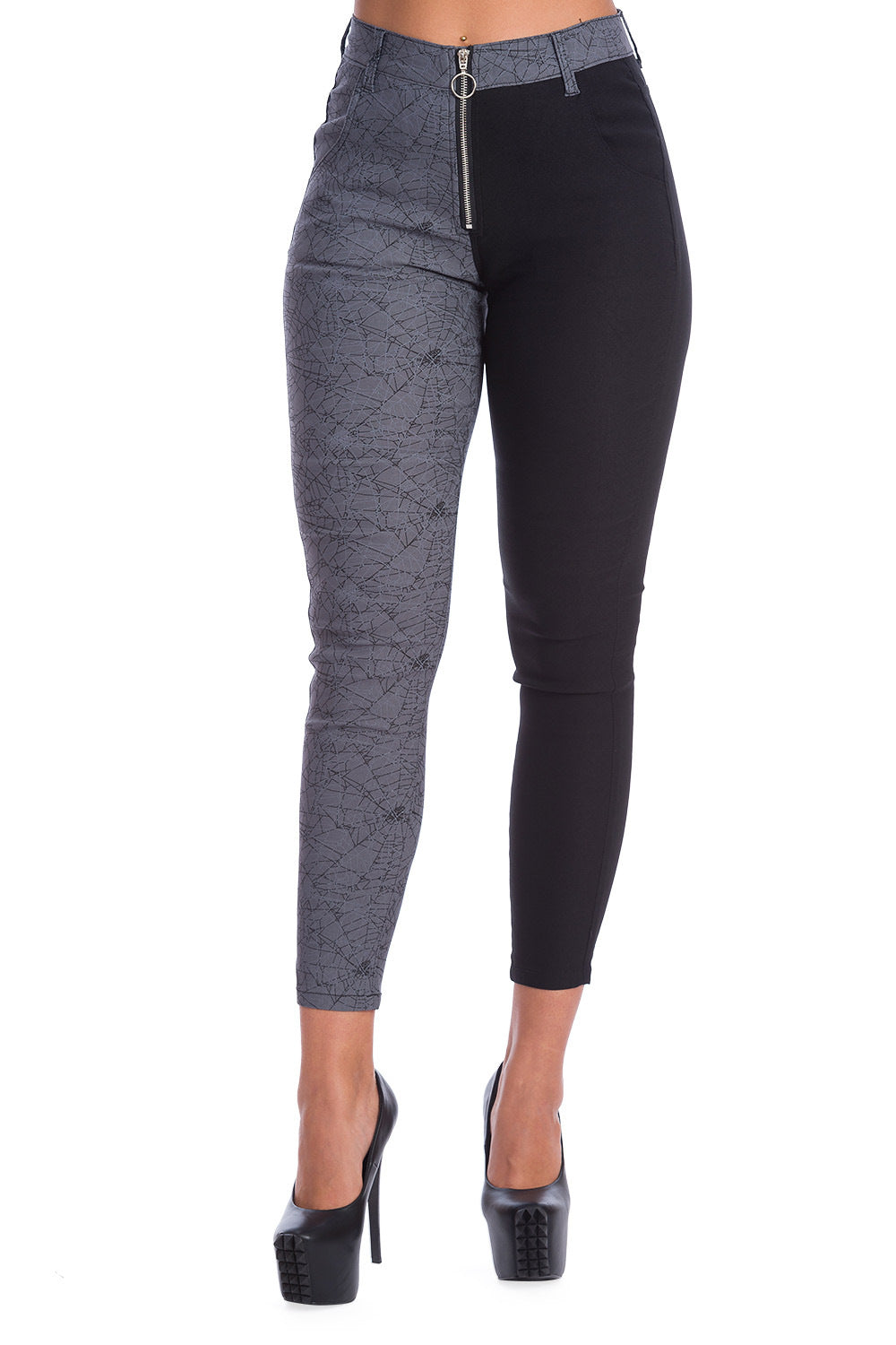 Banned Alternative CREEPY SPIDER SKINNIES