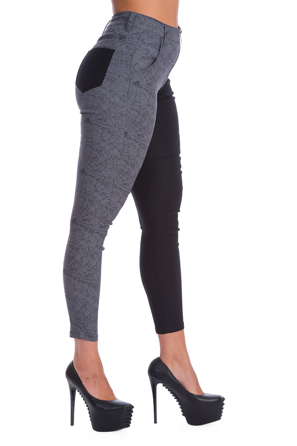 Banned Alternative CREEPY SPIDER SKINNIES