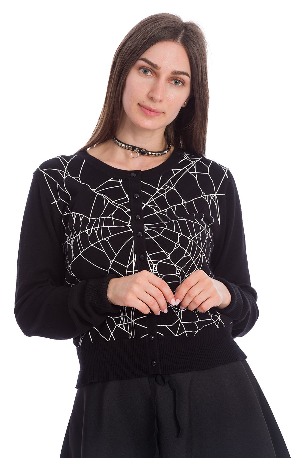 Banned Alternative Creepy Spider Cardigan