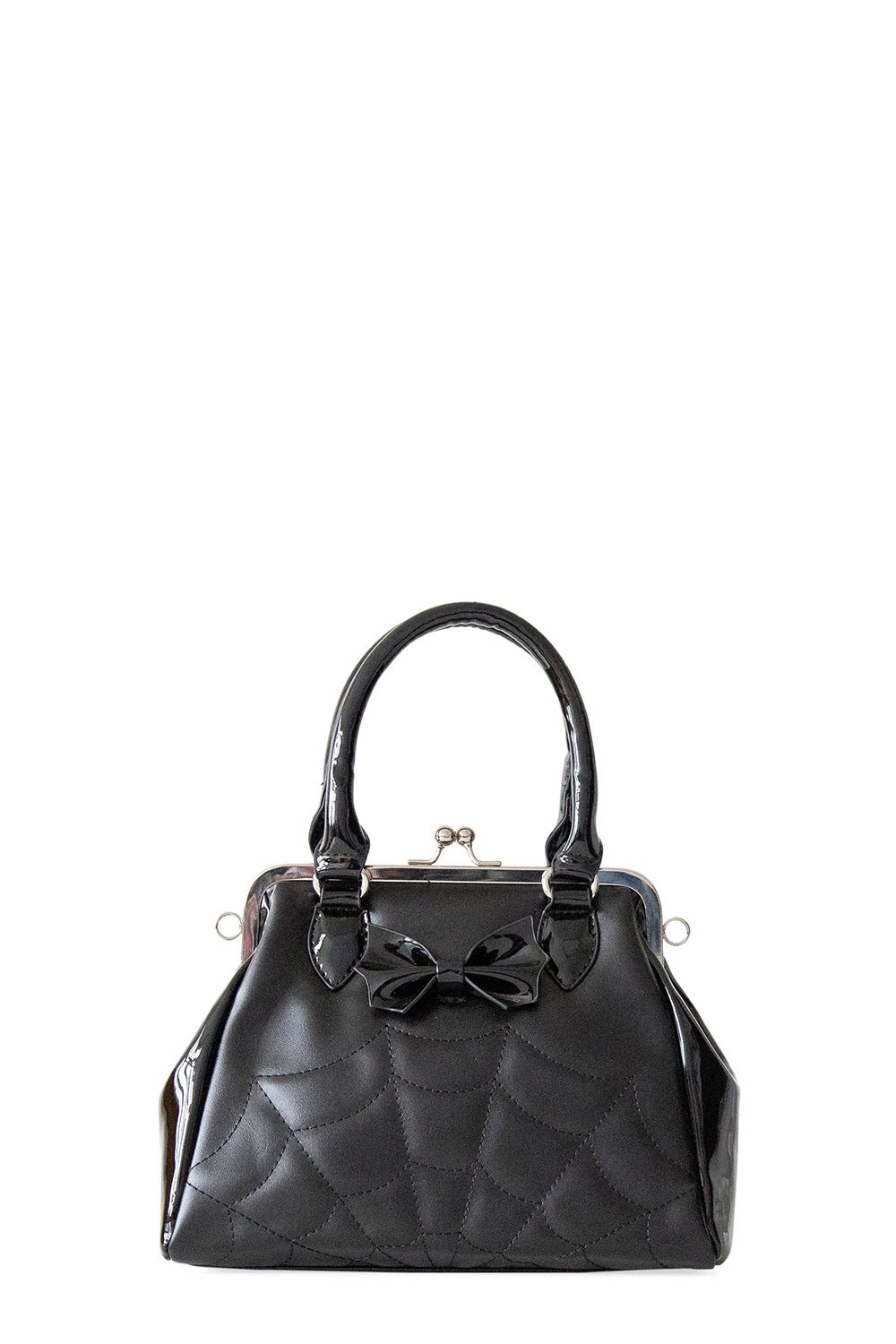Banned Alternative Spiderweb Femme Fatale Handbag