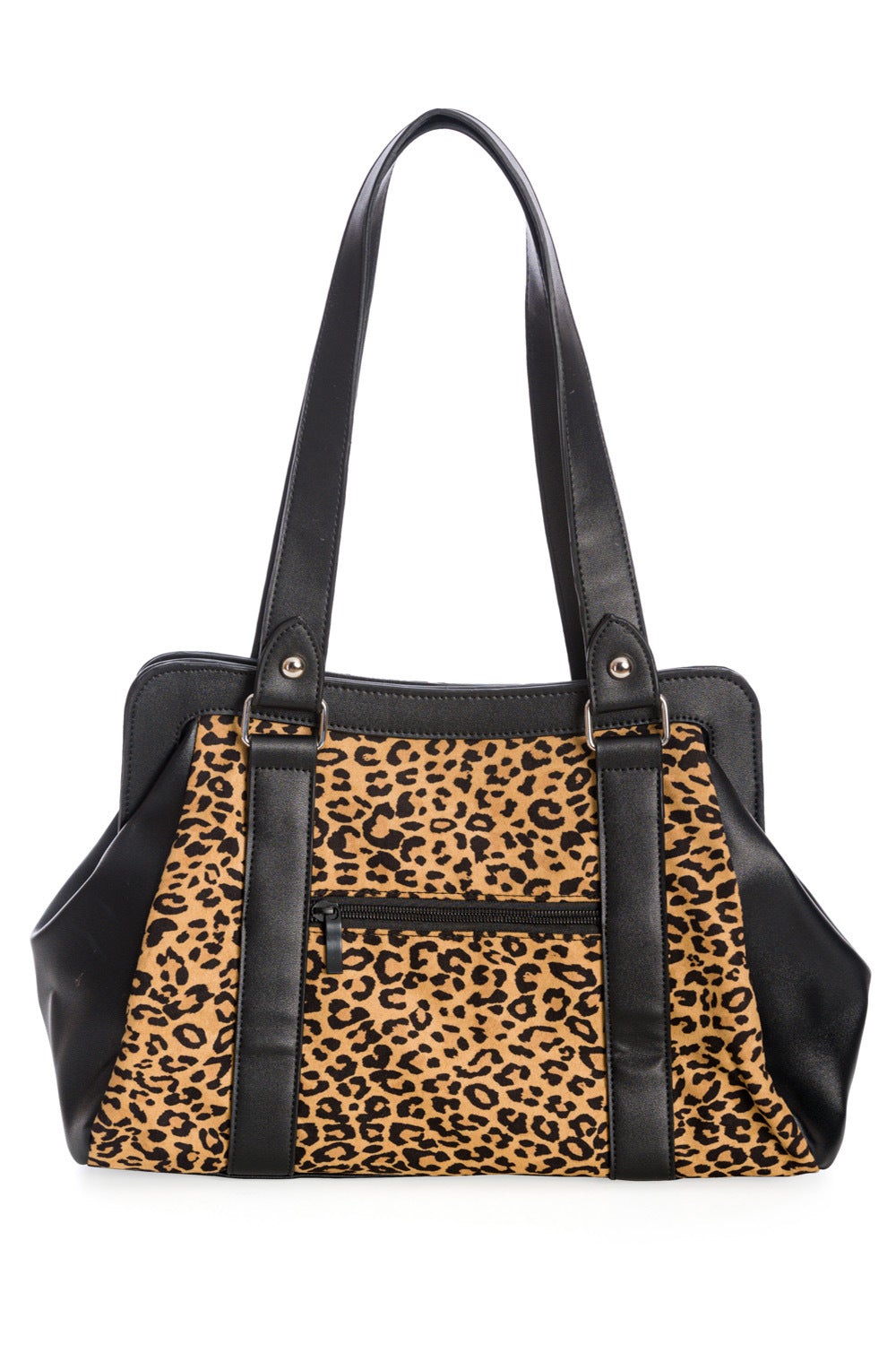 Banned Alternative Leopard Print Night Wings Handbag