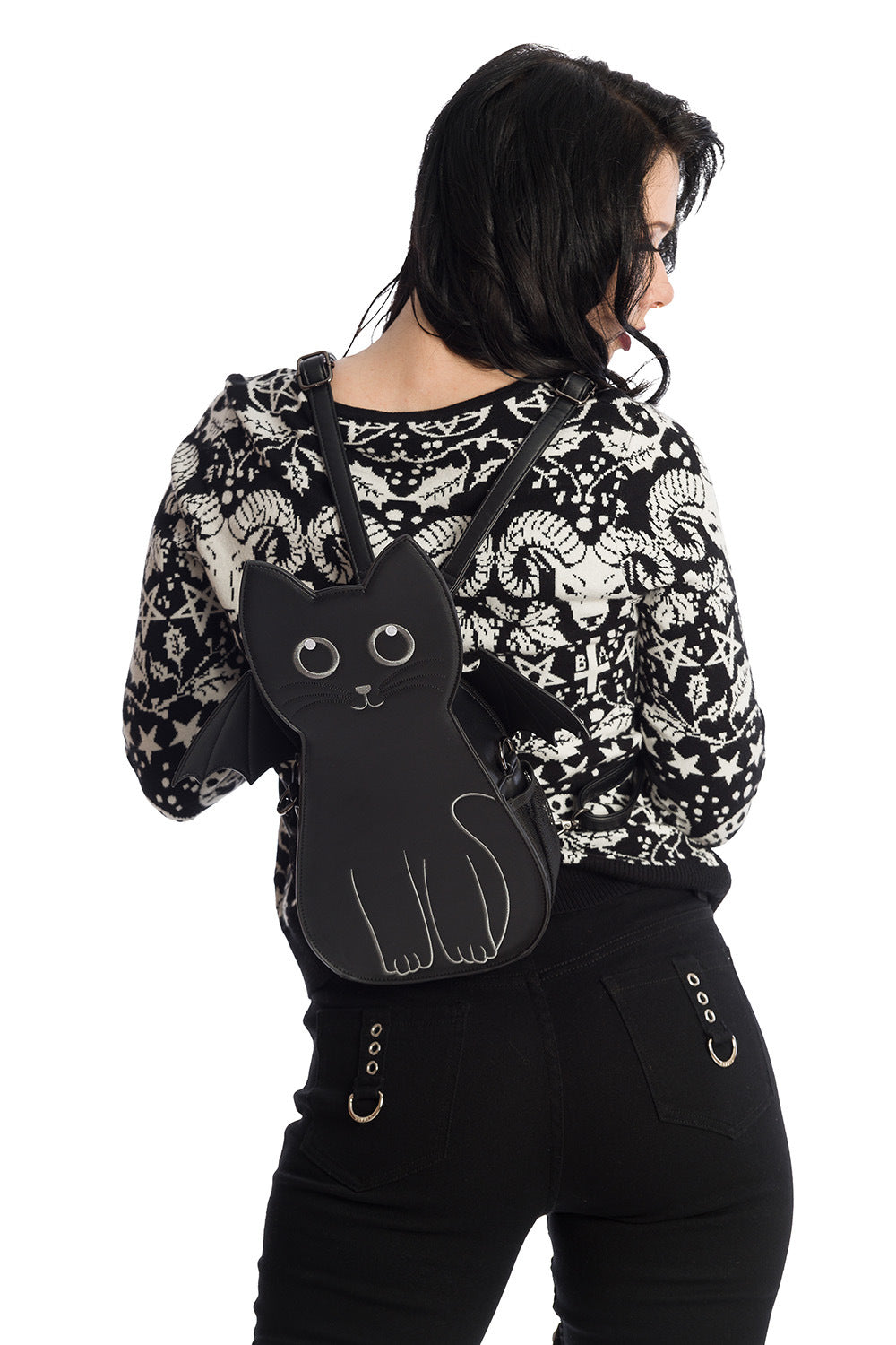 Banned Alternative Goat Lord All over Xmas Jumper