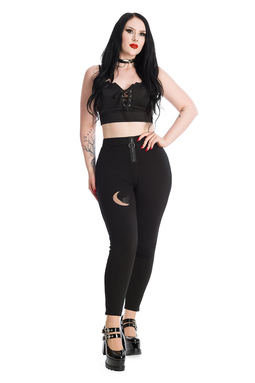 Banned Alternative Bernia Batwing Crop Top
