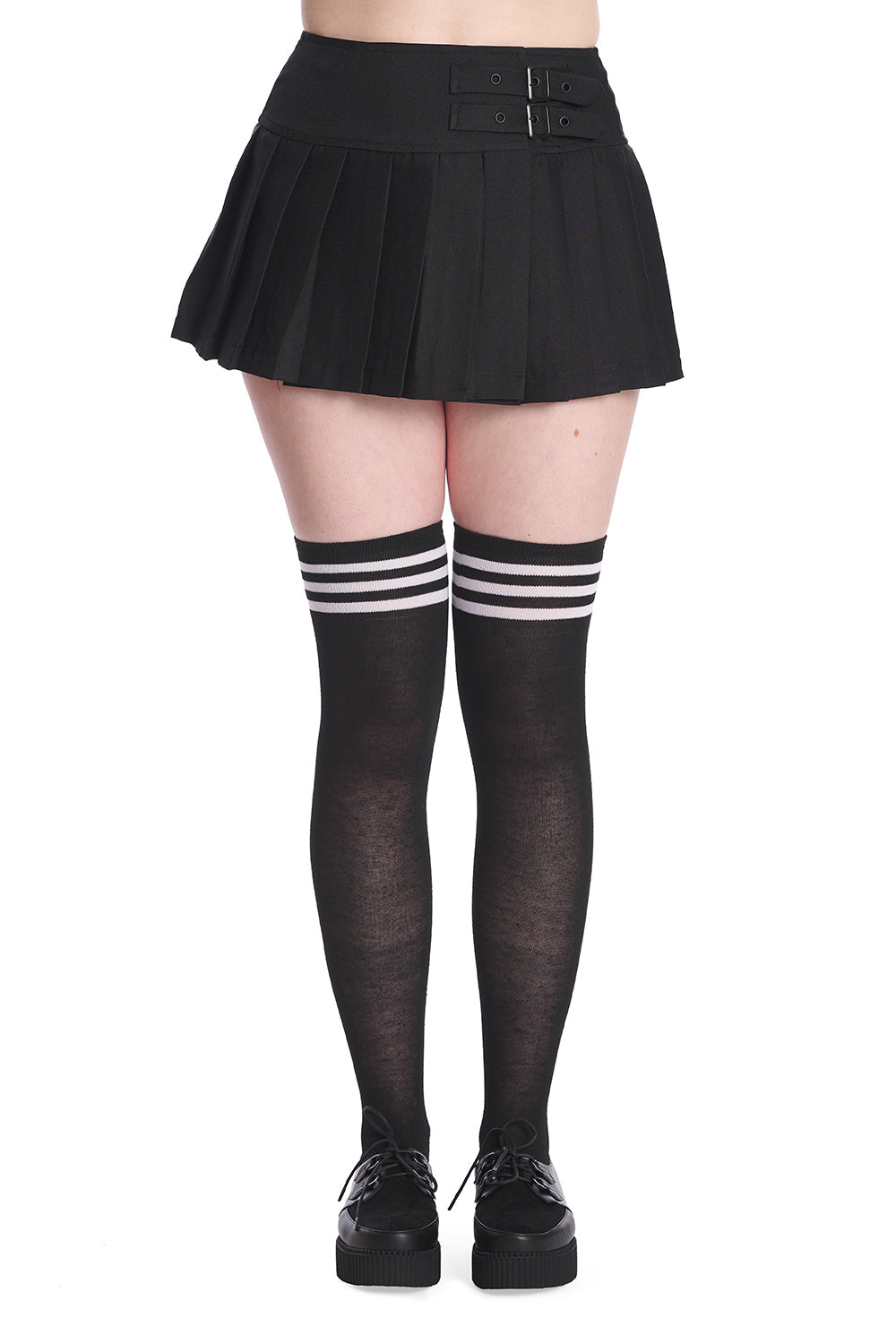 Banned Alternative Darkdoll Tartan Emo Mini Skirt