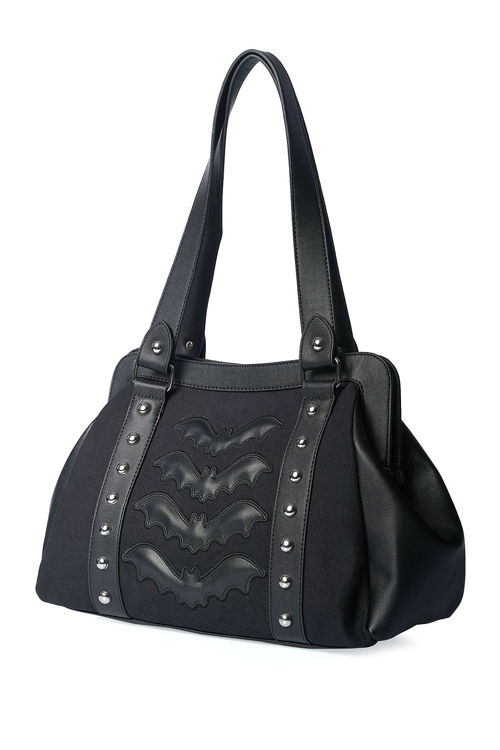 Banned Alternative Leopard Print Night Wings Handbag