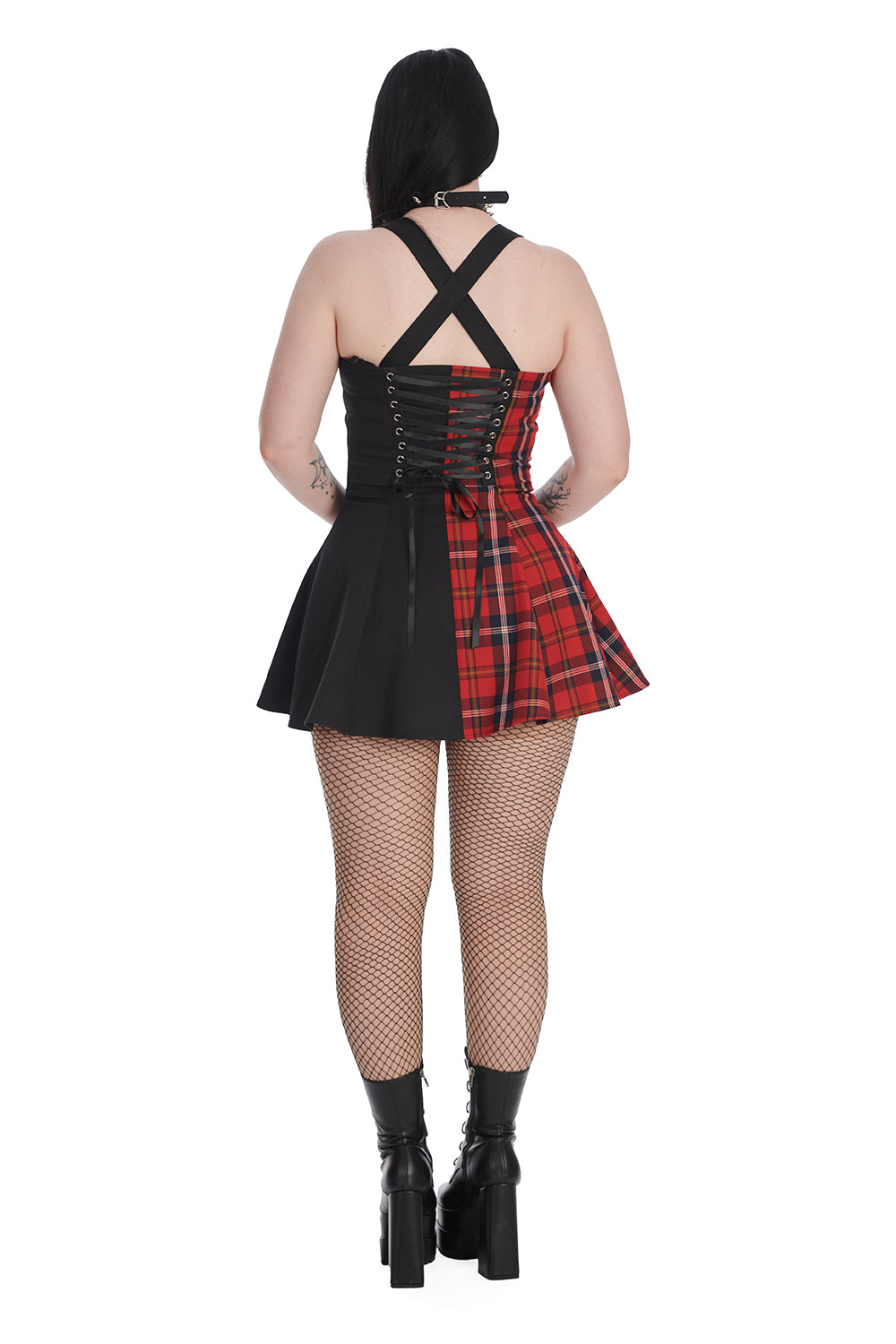 Banned Alternative NESS HALF AND HALF DRESS