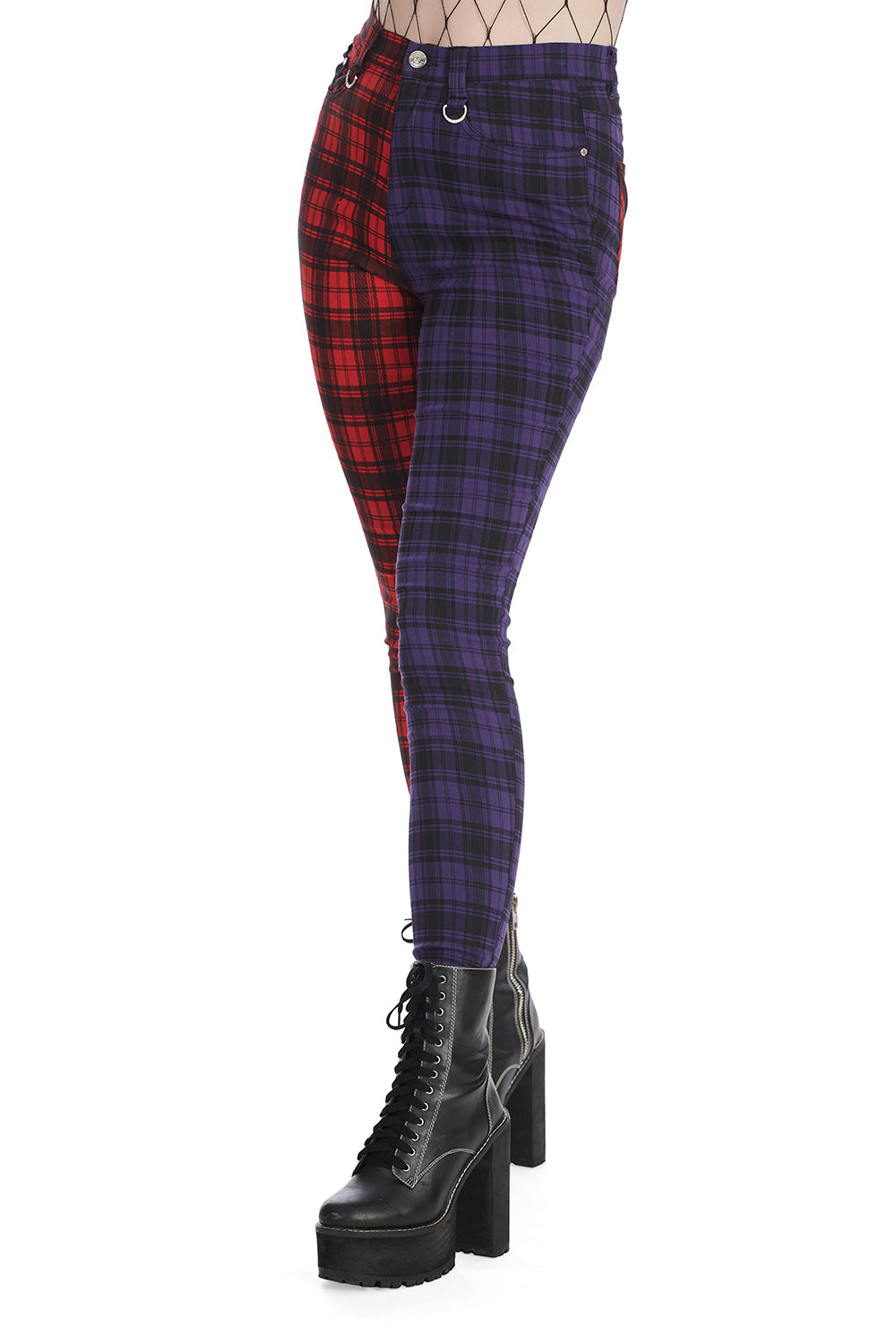 Banned Alternative TARTAN BAILY TROUSERS