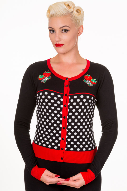 Banned Alternative Sweet Strawberry Cardigan