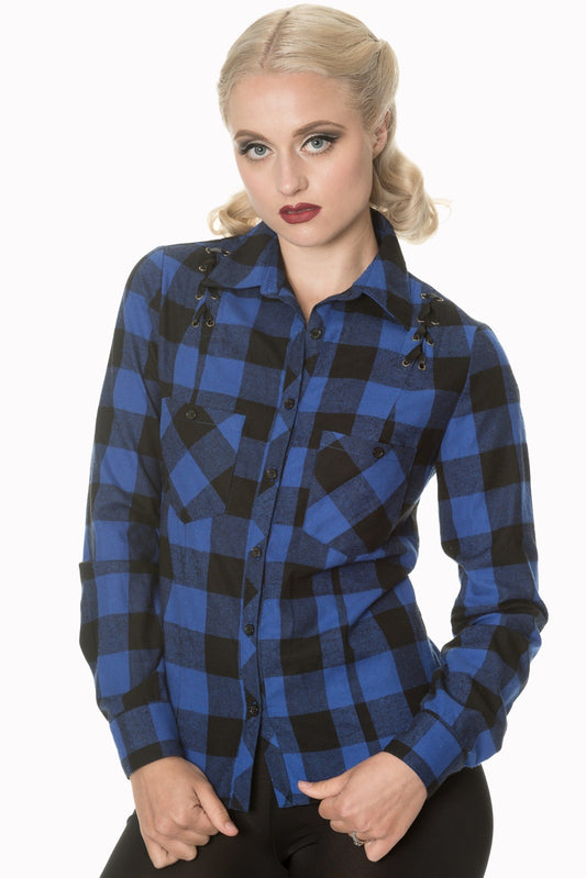 Banned Alternative BREAKING RULES CHECK SHIRT