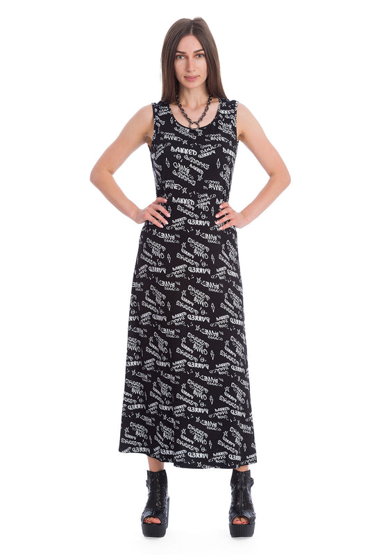 Banned Alternative GRAFITI JERSEY DRESS