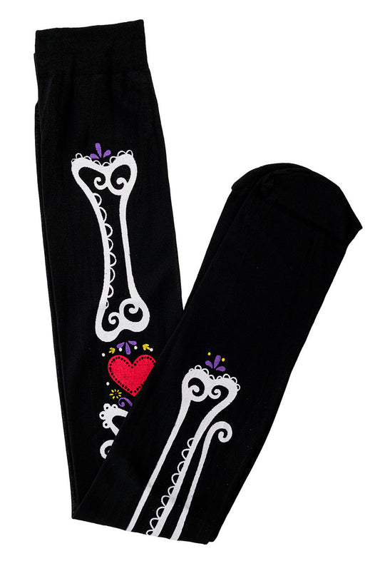 Banned Alternative HEART AND BONES STOCKINGS