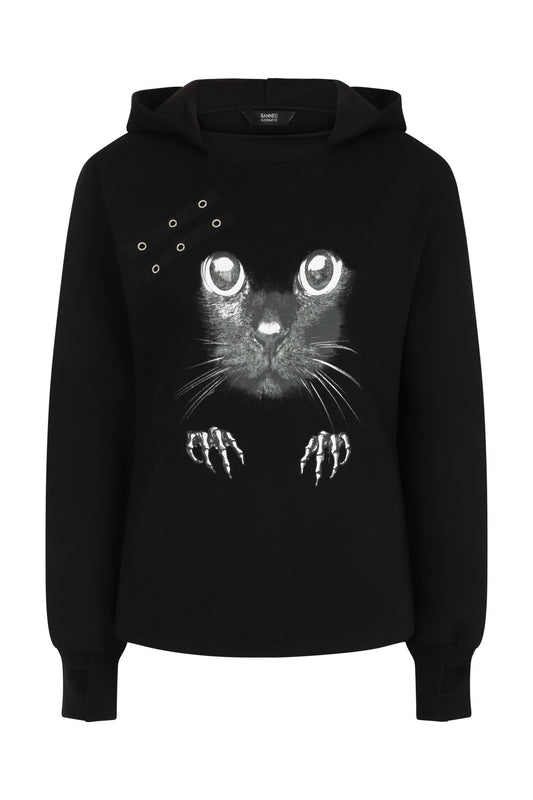 Banned Alternative KISS ME KAT HOODIE