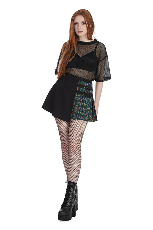 Banned Alternative TAVISH TARTAN SKIRT