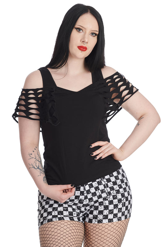 Banned Alternative BROKEN WINGS TOP