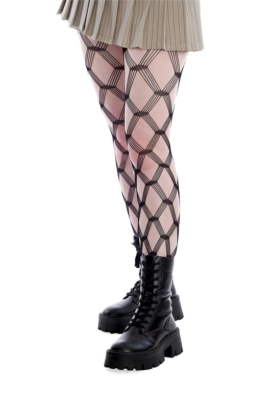 Banned Alternative WIDE FISHNET TIGHTS