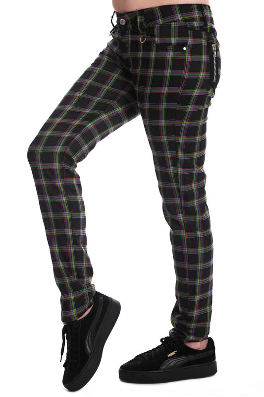 Banned Alternative FOREVER YOURS TARTAN TROUSERS