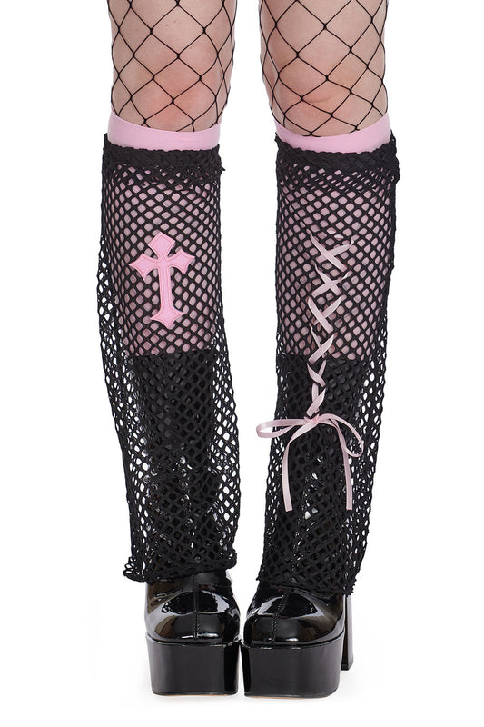 Banned Alternative MADOKA NET LEGWARMERS