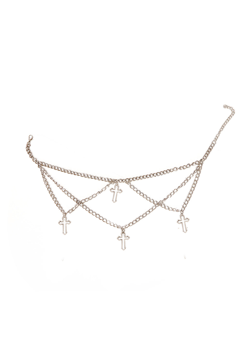 banned alternative Banned Alternative SILVER CROSS NECKLACE